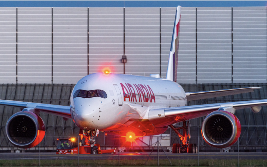 Air India prepares the first A350-900 on December 2023