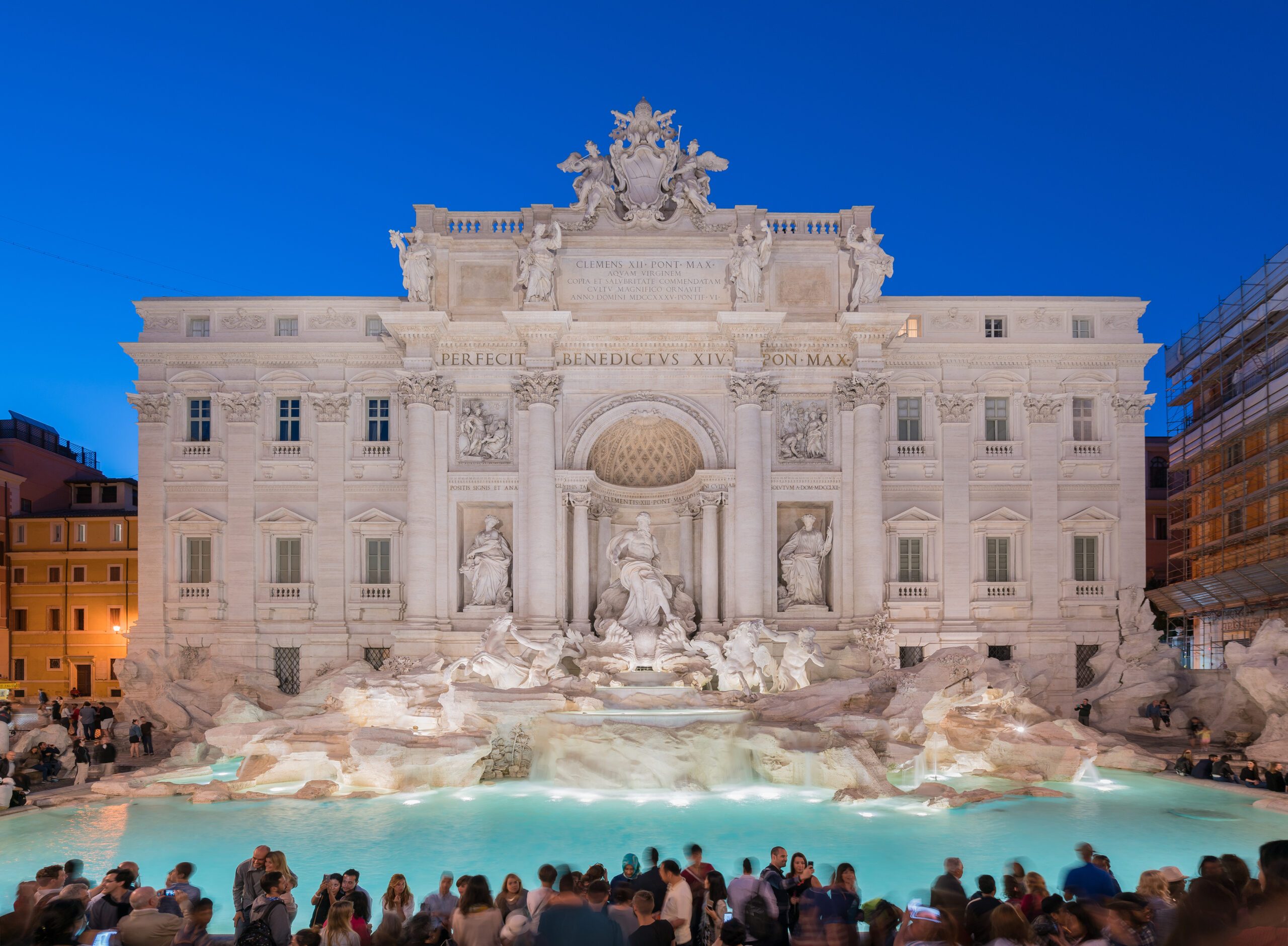Trevi Fountain in Rome, Italy