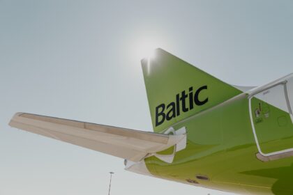 airBaltic Airbus A220-300 aircraft.