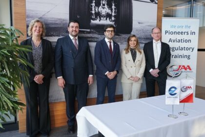 image of key leaders of the two organisations EUROCONTROL and JAA TO