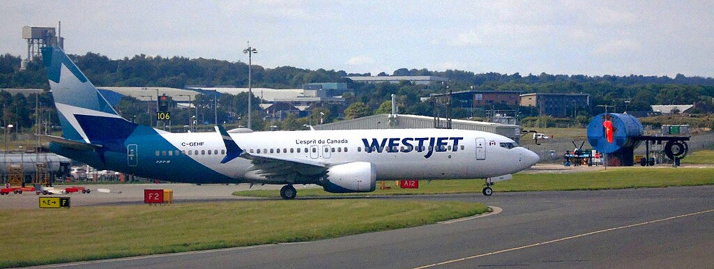 Westjet at Edinburgh Airport