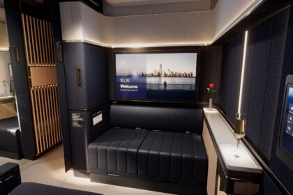 One of the Allegris cabins offered by the Lufthansa Group