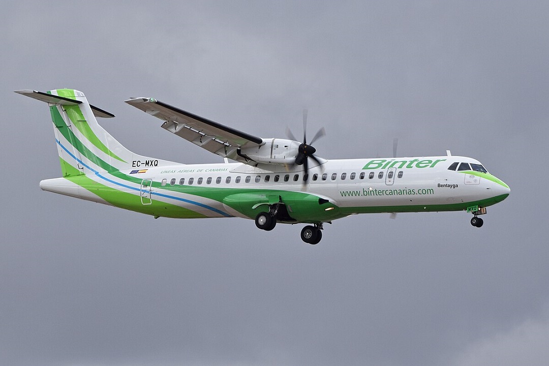 A Binter ATR 72-600 in flight