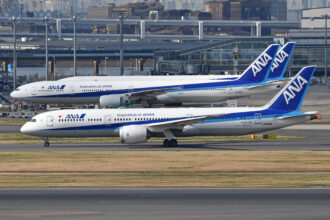 ANA Boeing 787-9.
