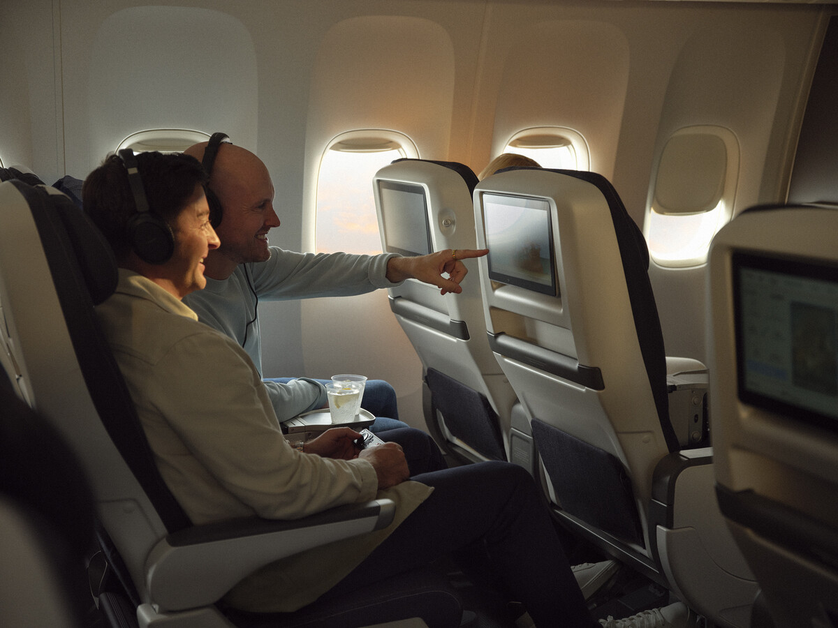 British Airways In-flight entertainement © British Airways