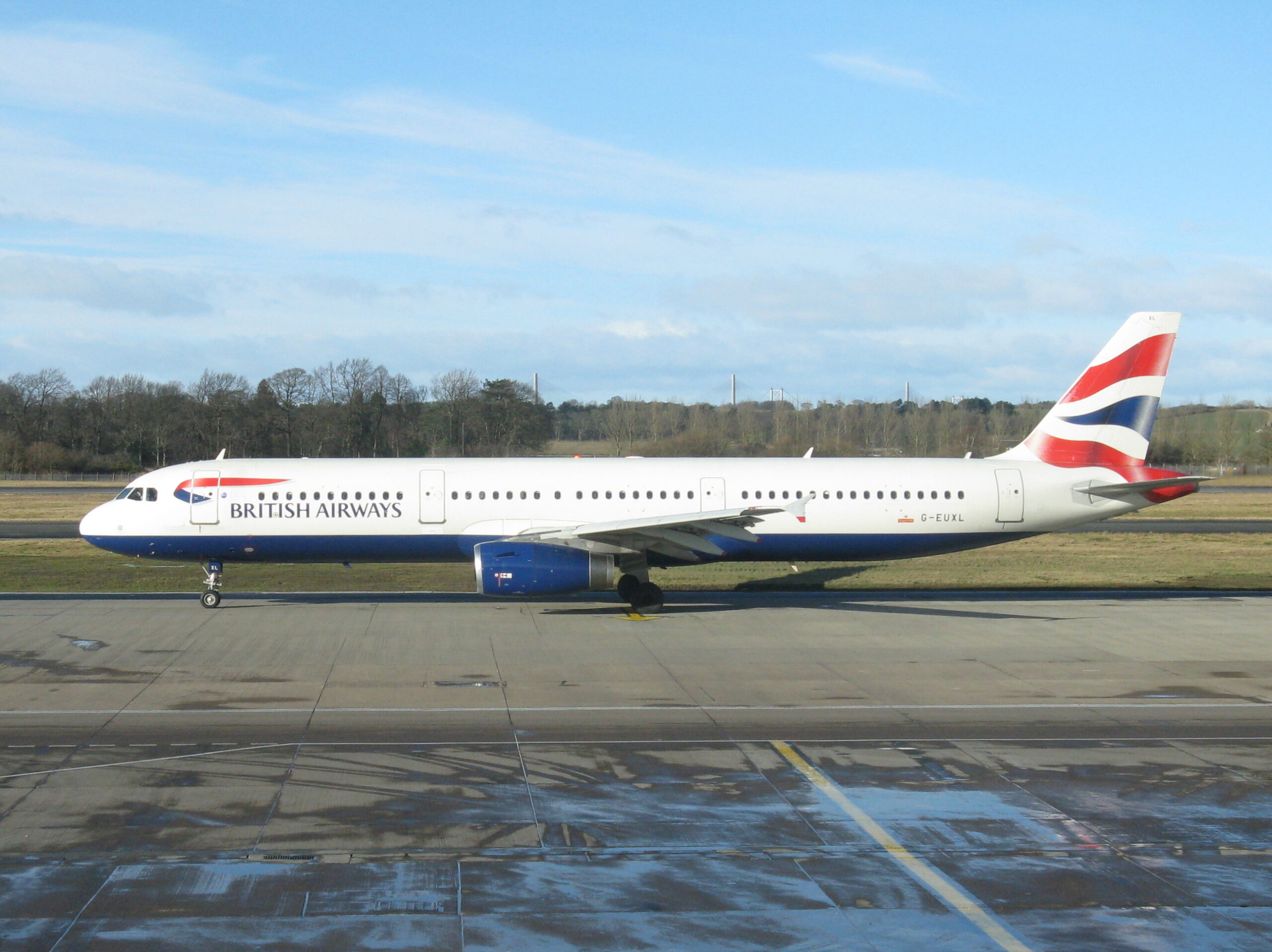 British Airways Airbus at Edinburgh Airport © M J Richardson 