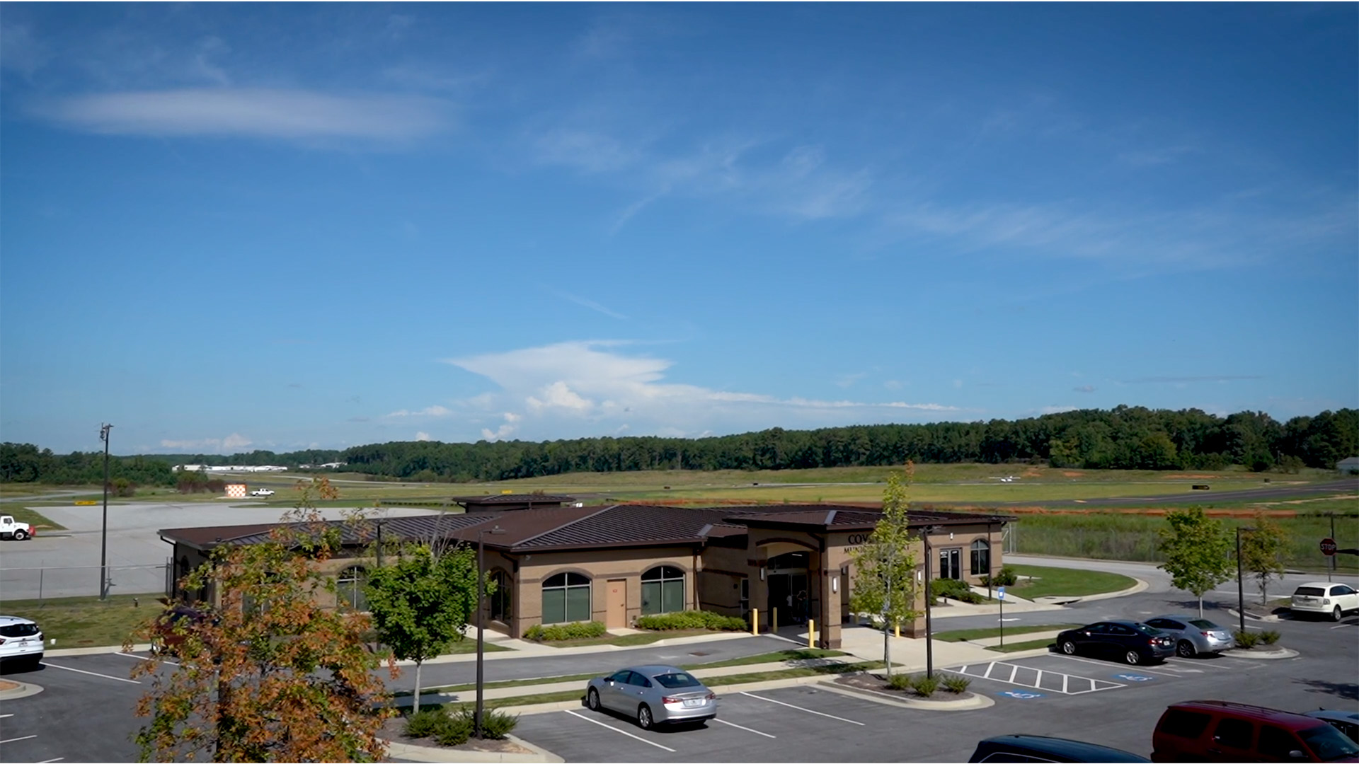 A view of Covington Municipal Airport