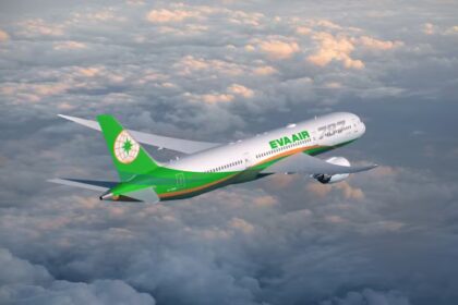 EVA Air Boeing 787-9 aircraft.