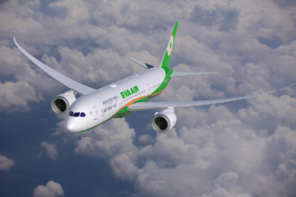 EVA Air Boeing 787-9 aircraft.