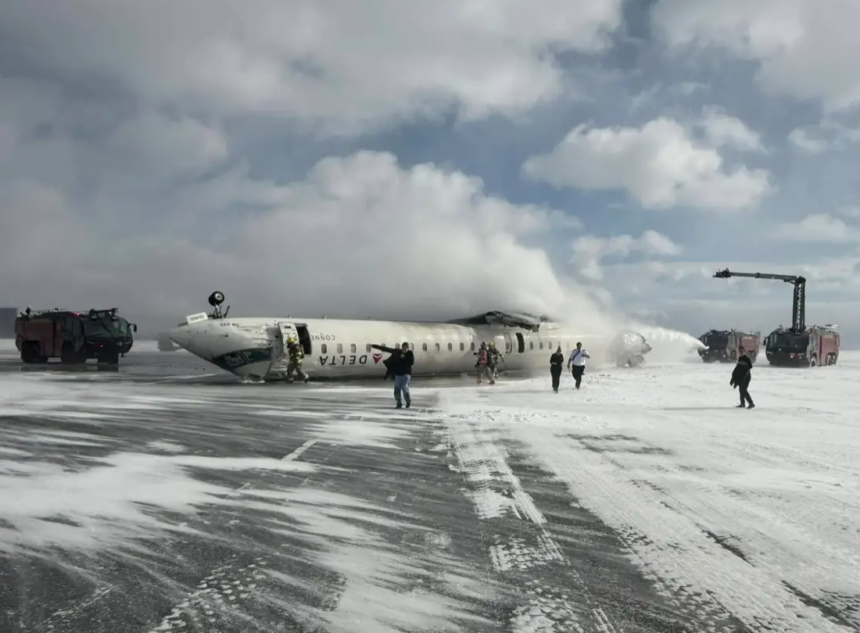 Delta plane crash