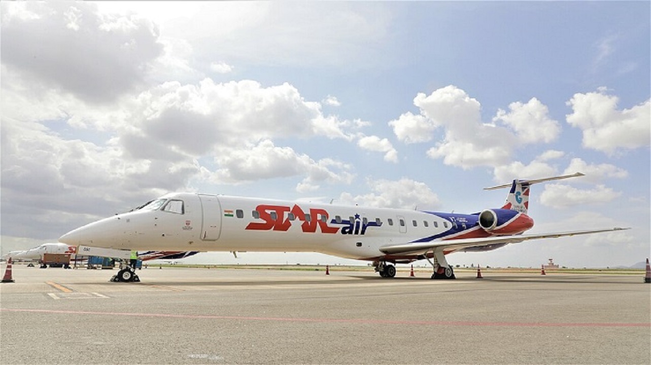 A Star Air Embraer 145 aircraft