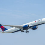 Airbus A350 in air.