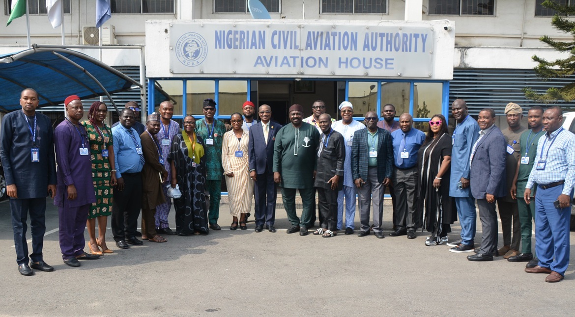 Acting DGCA Capt. Chris Ona Najomo met with Aviation Round Table members at the NCAA’s Lagos office on 28 December for stakeholder engagement
