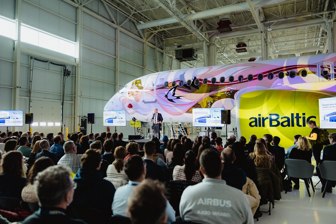 The celebration of the 50th A220-300 Airbus