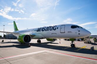 airBaltic at Riga Airport
