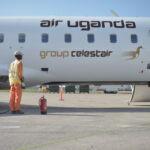 Air Uganda's maiden flight to Mogadishu, Somalia.