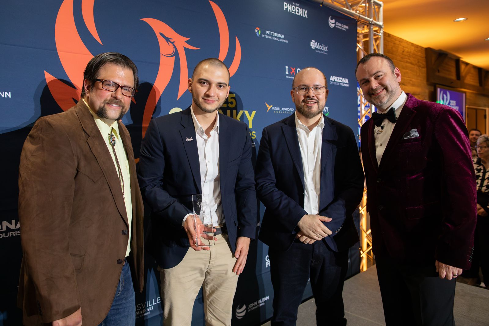 Avianca staff attending the award ceremony