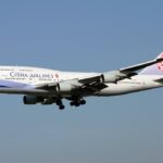 A China Airlines Boeing 747-409.