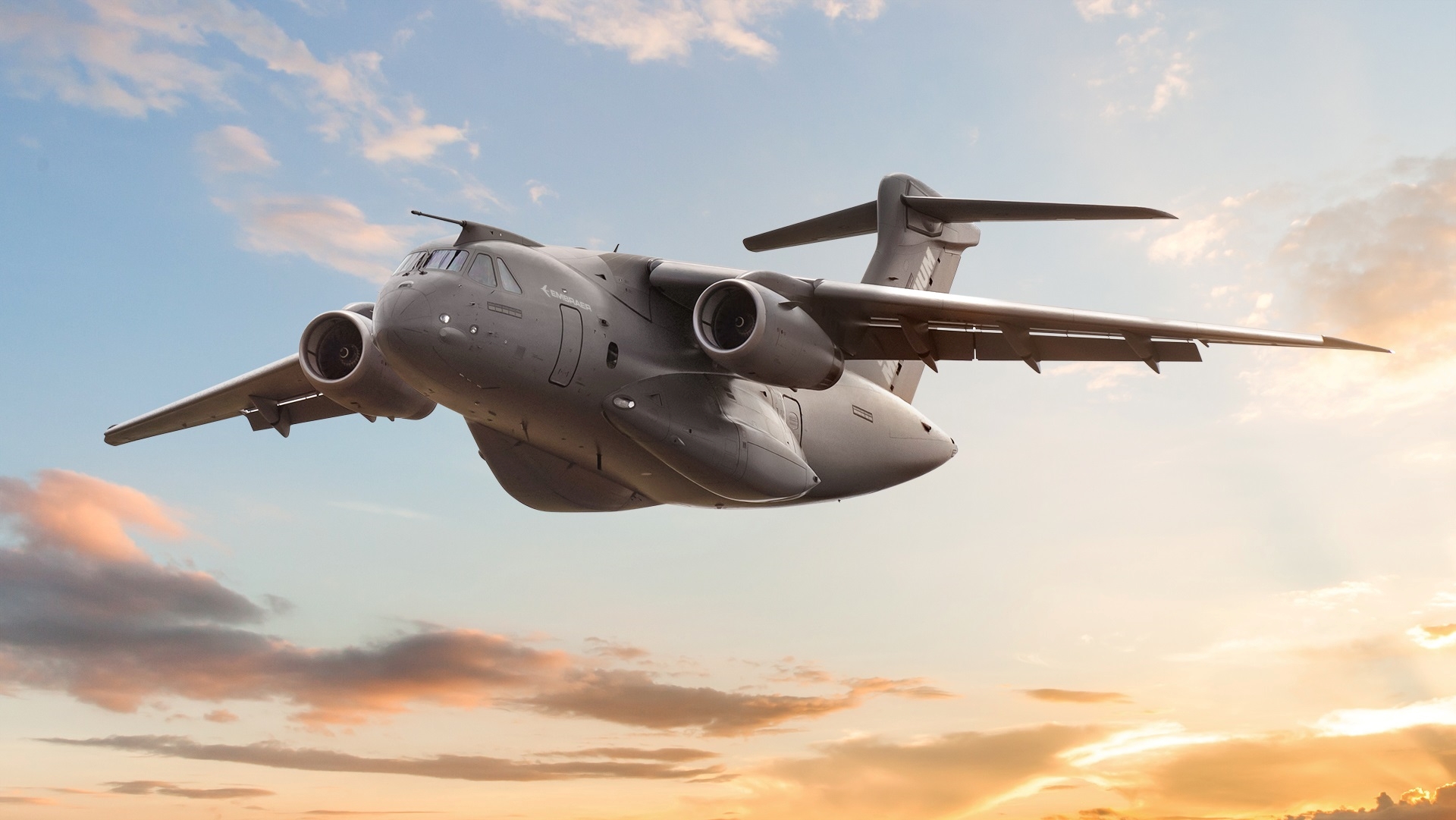 Embraer C-390 Millennium aircraft, in the sky