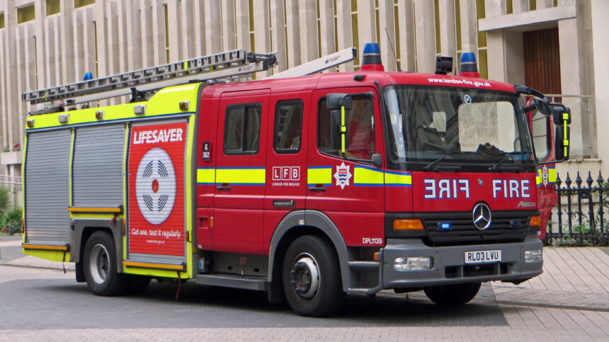 London Fire Brigade vehicle