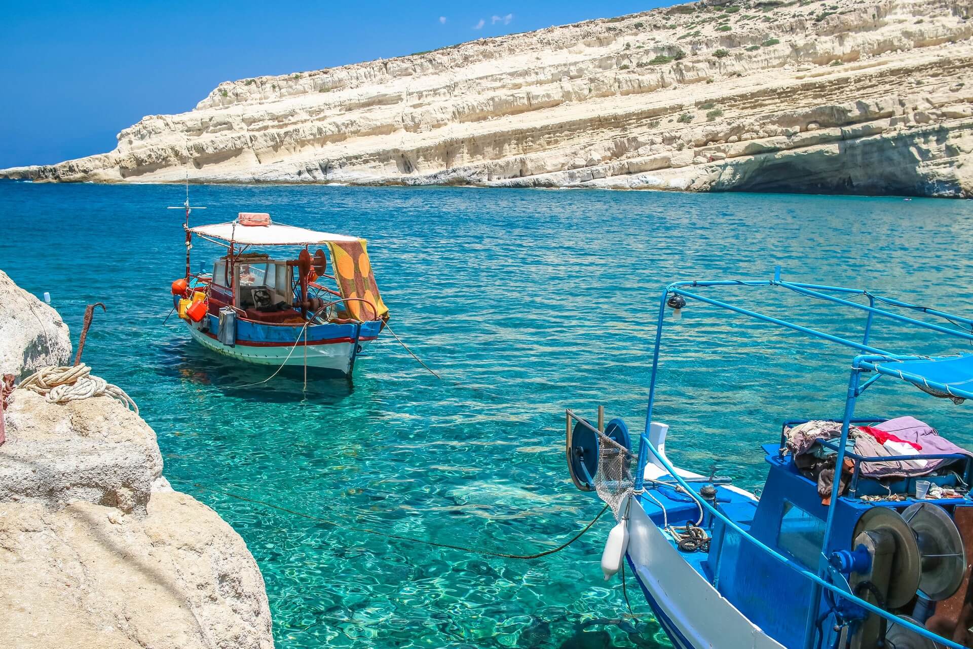 Matala Beach, Crete © AllinCrete