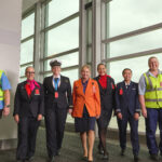 Some of the women from Qantas and Jetstar.