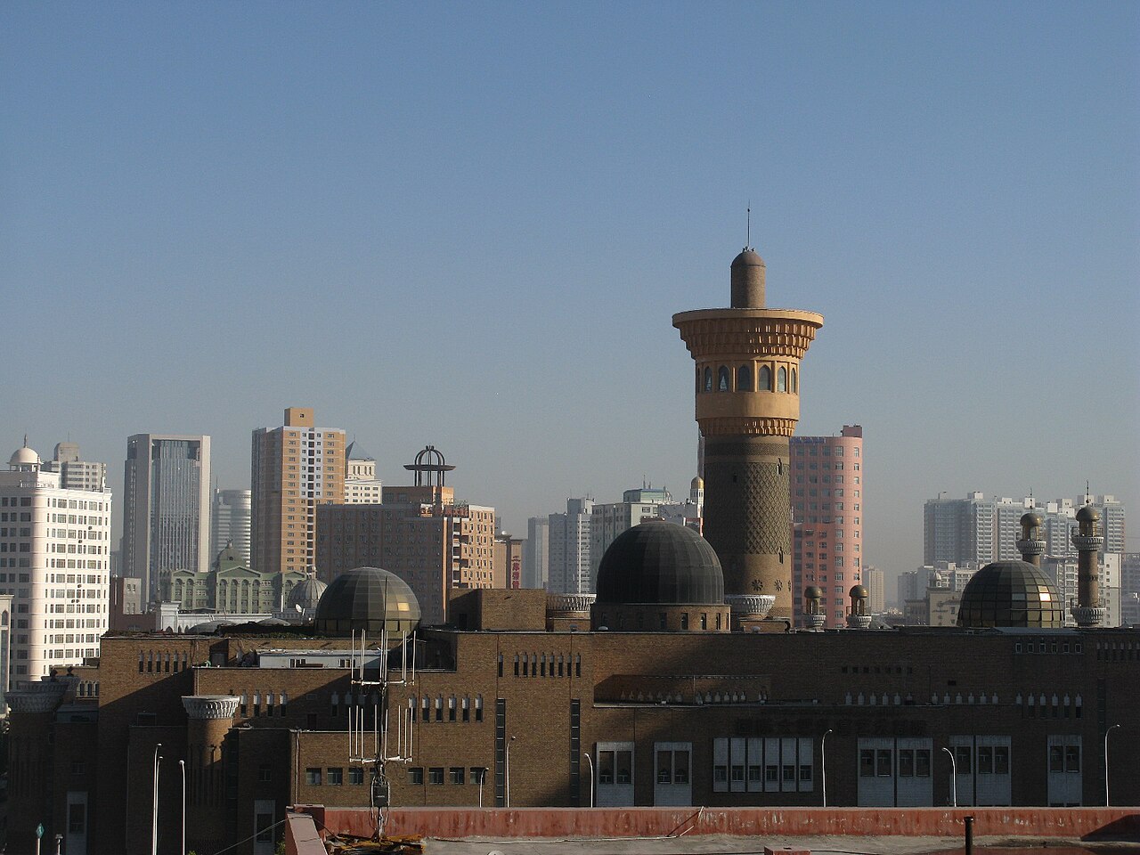 Urumqi skyline.