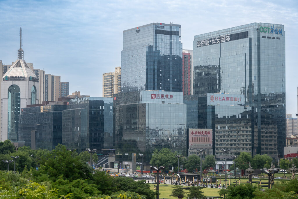 View from Yongningmen, Xian