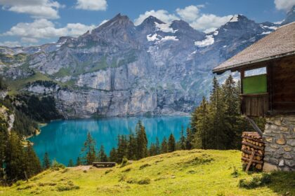 Stunning Lake Oeschinen, Switzerland © Switzerland Tours