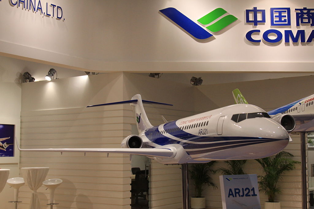 ARJ21 (rebranded as C909 now) model.