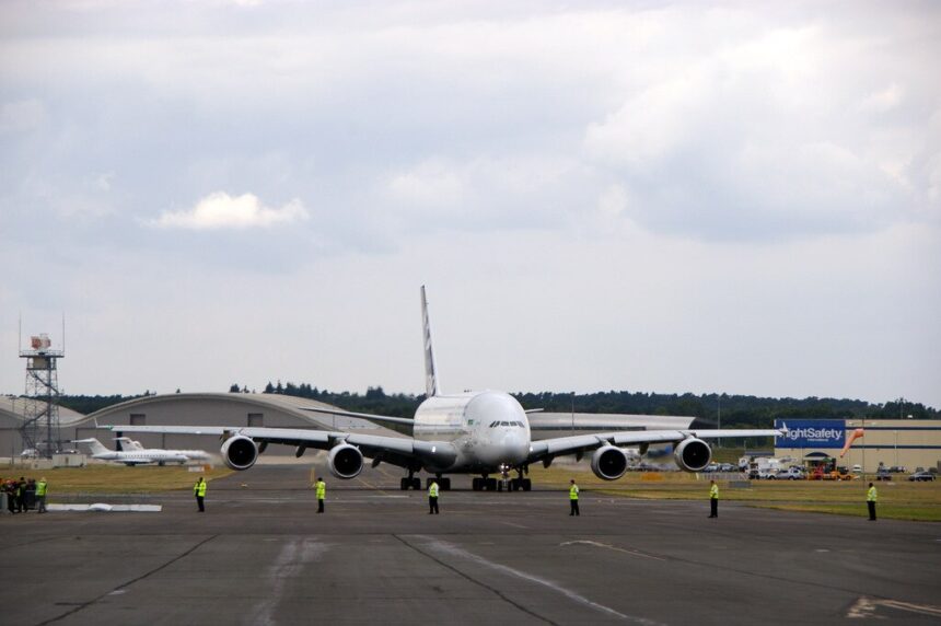 Airbus A380 at Farnborough