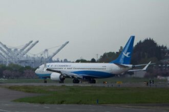 The Boeing 737 MAX returned to distribution centre