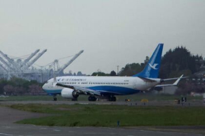 The Boeing 737 MAX returned to distribution centre