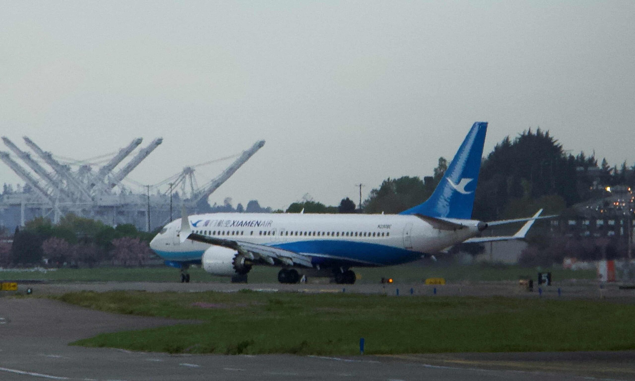 The Boeing 737 MAX returned to distribution centre