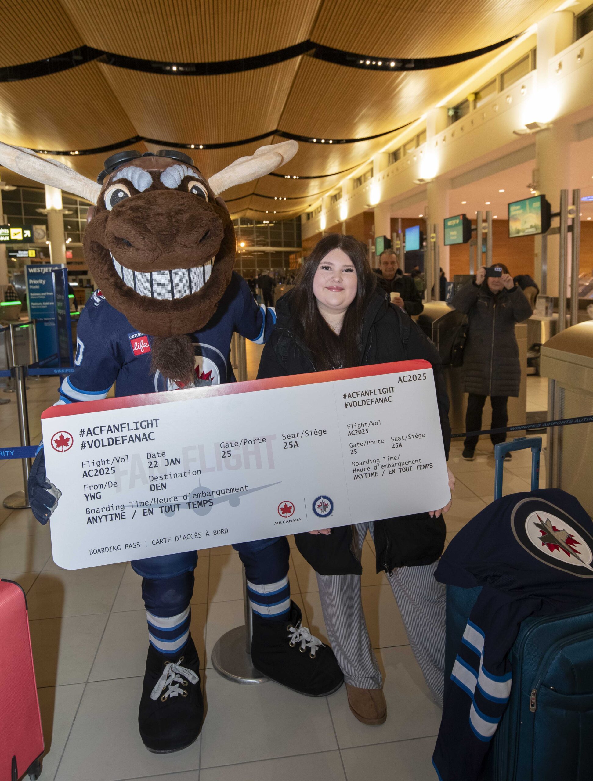 Air Canada Fan Flight Recipient 2025