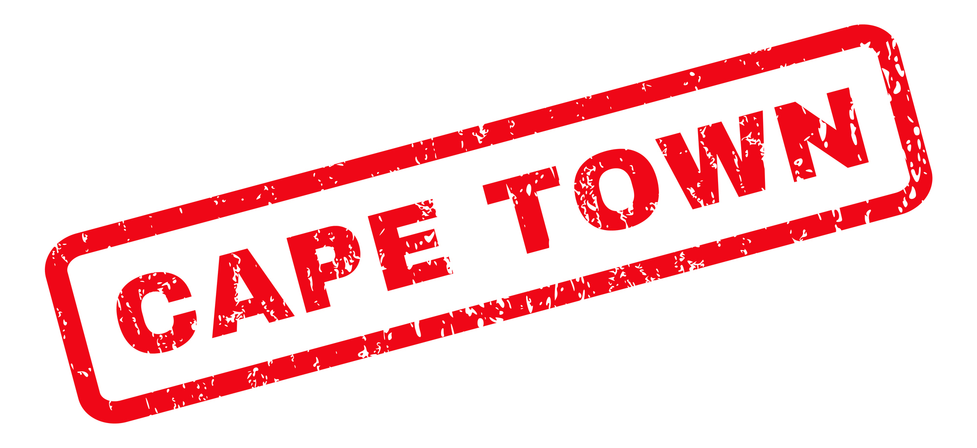 Cape Town Rubber Seal Stamp as on passport