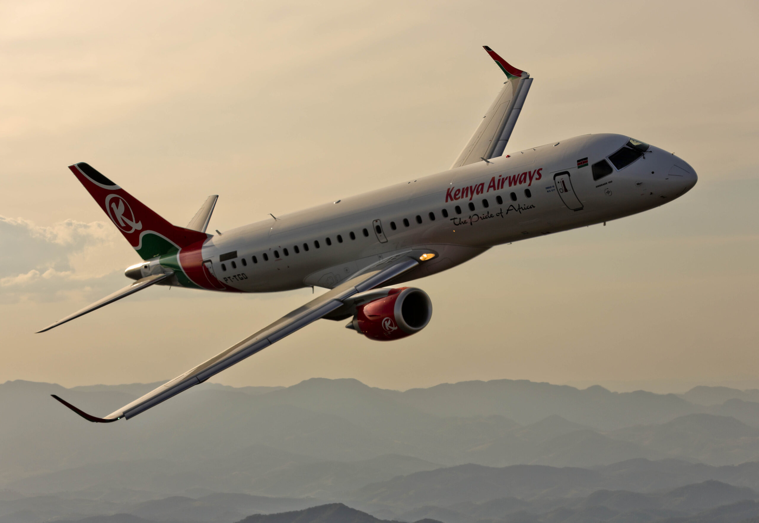 Kenya Airways aircraft, E-Jet E190