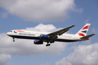 British Airways aircraft Boeing 763