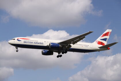 British Airways aircraft Boeing 763