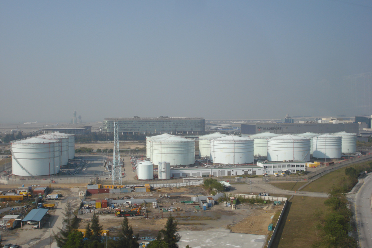 Aviation Fuel Tank Farm at Hong Kong International Airport
