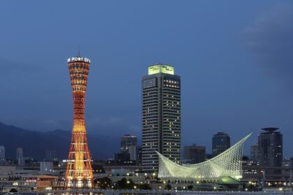 Kobe Port Tower and Maritime Museum.