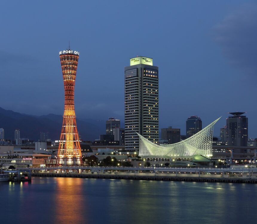 Kobe Port Tower and Maritime Museum.