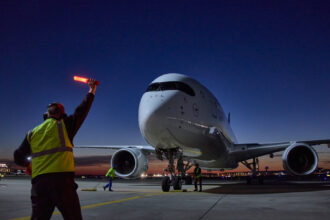 Lufthansa A350 Aircraft.