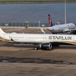 A photo of Starlux Airlines Airbus-A321 taxiing