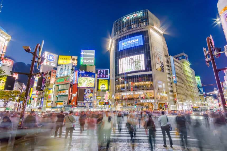 Tokyo Shibuya Scramble Crossing