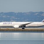 An image of a United Airlines Boeing 787-9 Aircraft at San Francisco International Airport.