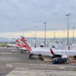 Virgin Australia aircrafts at Sydney Airport