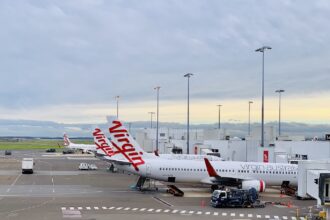 Virgin Australia aircrafts at Sydney Airport