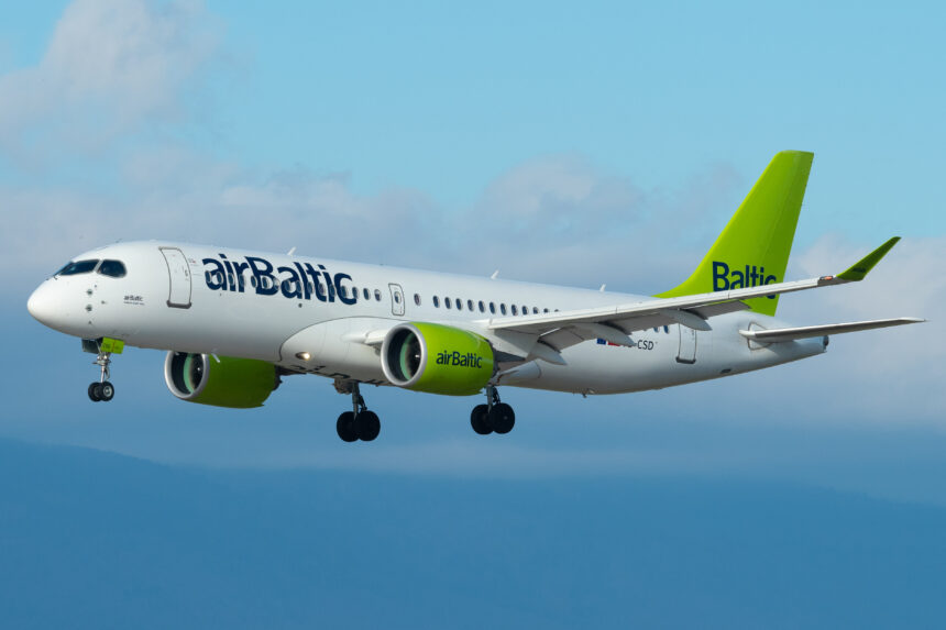 airBaltic Air Baltic aircraft - Bombardier BD500