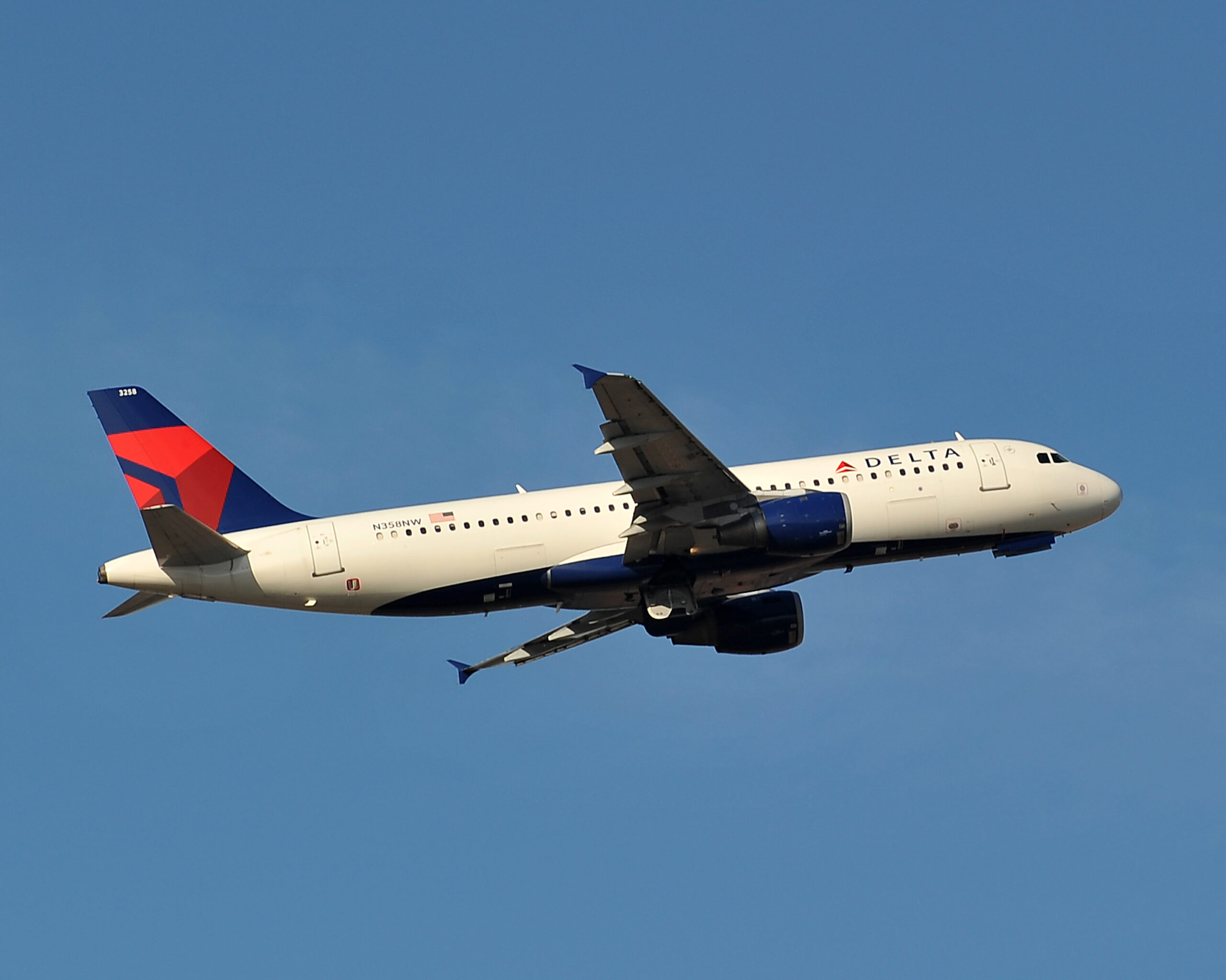 Airbus A320 in flight
